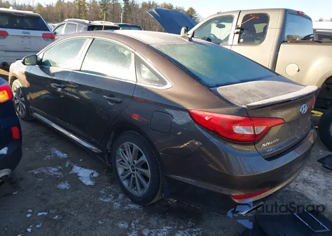 2015 Hyundai Sonata Sport z USA, uszkodzony, nr VIN 5NPE34AF0FH127852